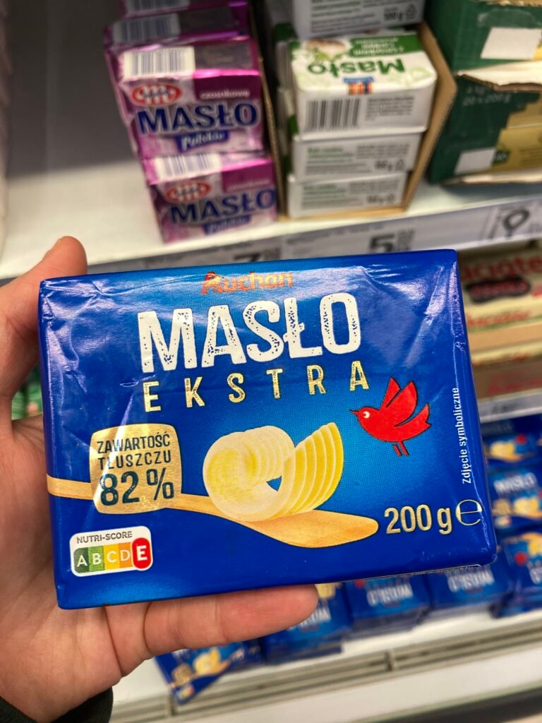 zdjęcie opakowania masła z laktozą